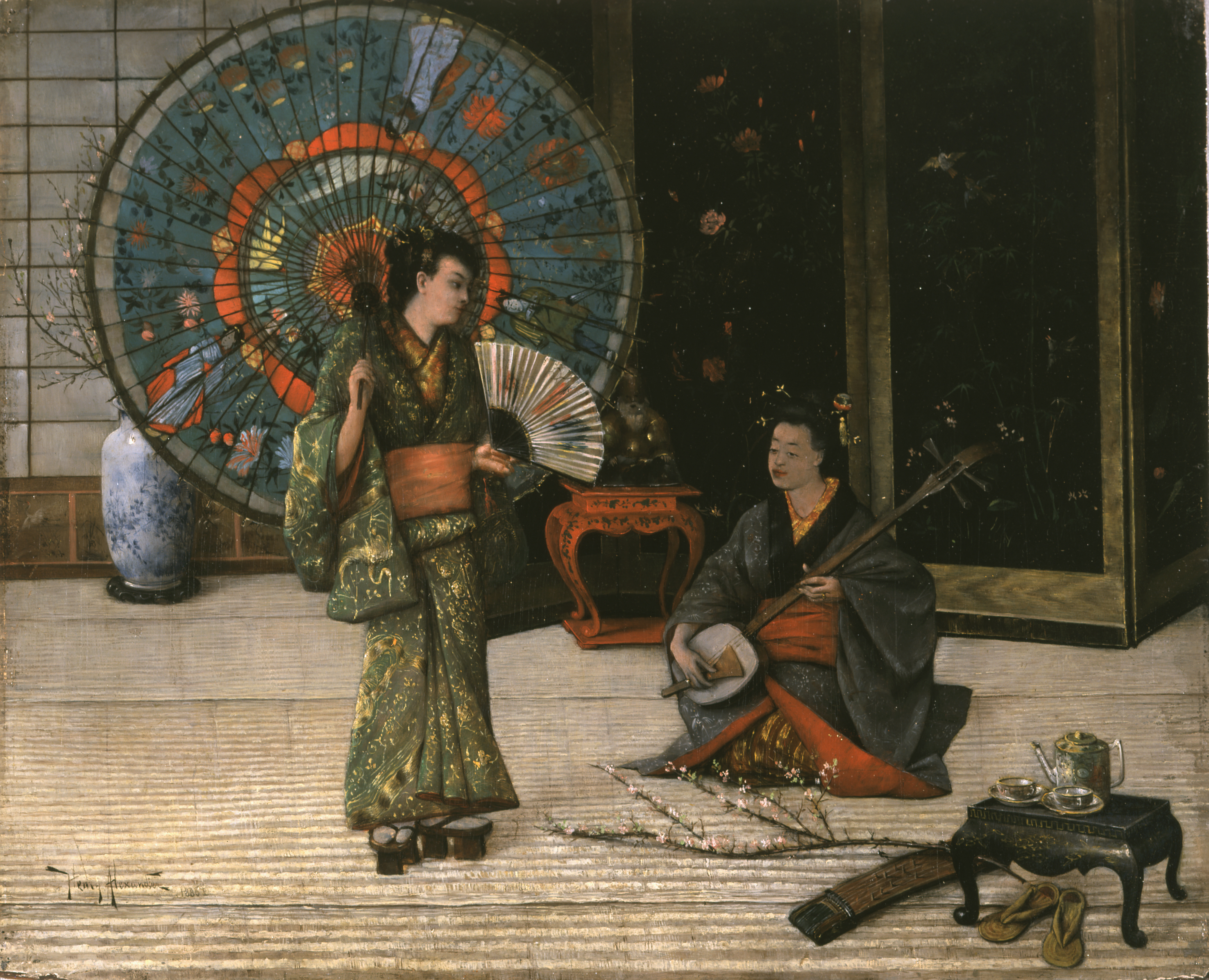 Scene from "The Mikado," with Louise Paullin by Henry Alexander