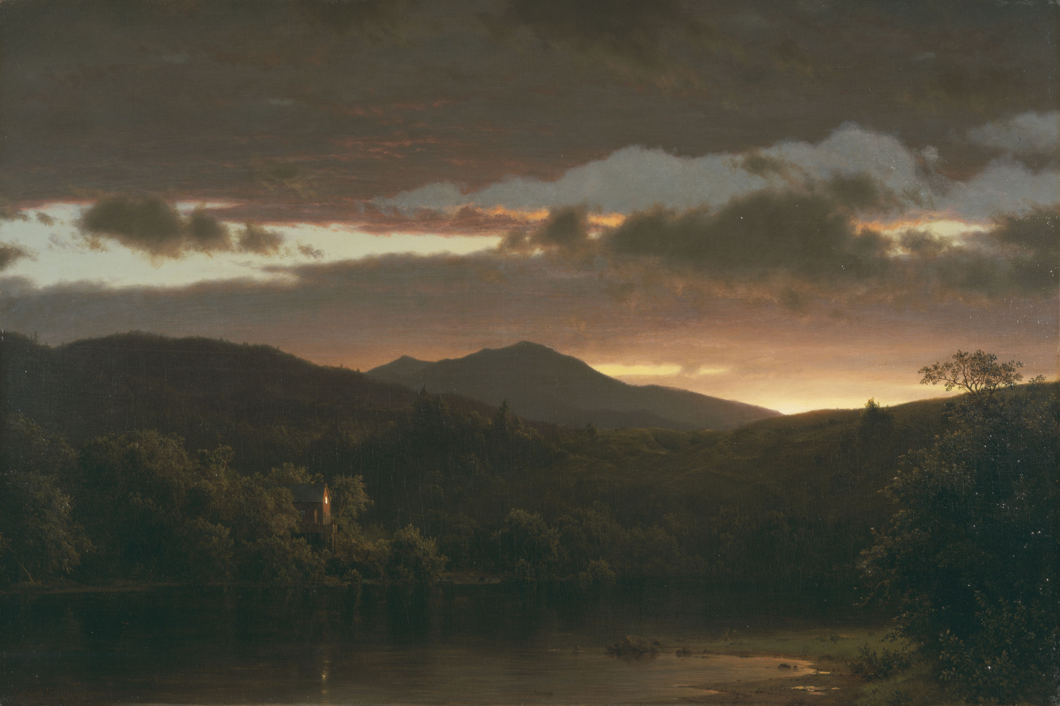 Twilight by Frederic Edwin Church
