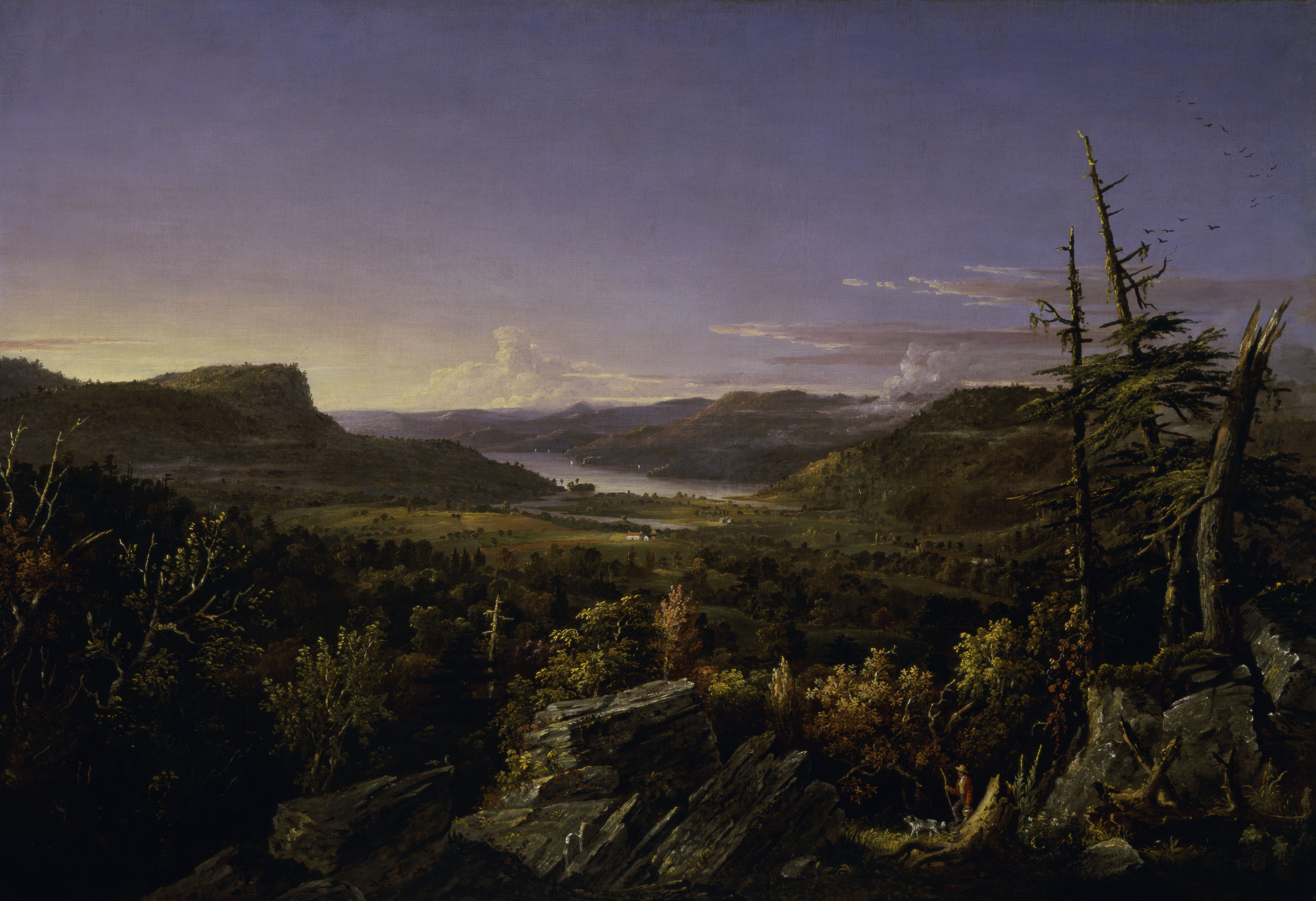 View of Greenwood Lake, New Jersey by Jasper Francis Cropsey