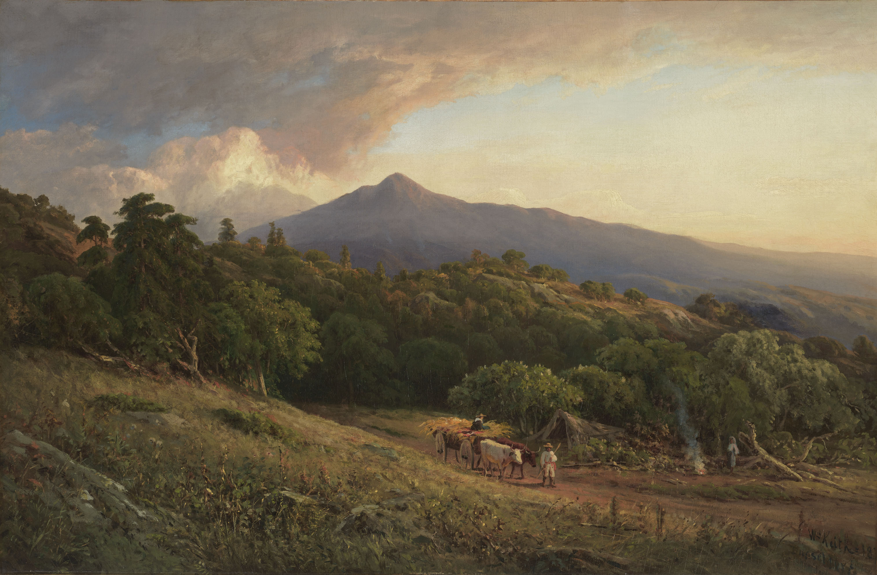 A Broadside of Mount Tamalpais by William Keith