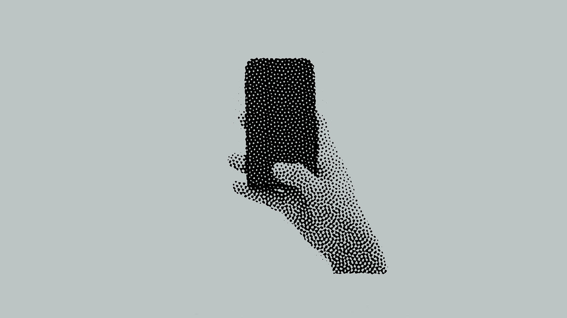 Image of a hand holding a smartphone