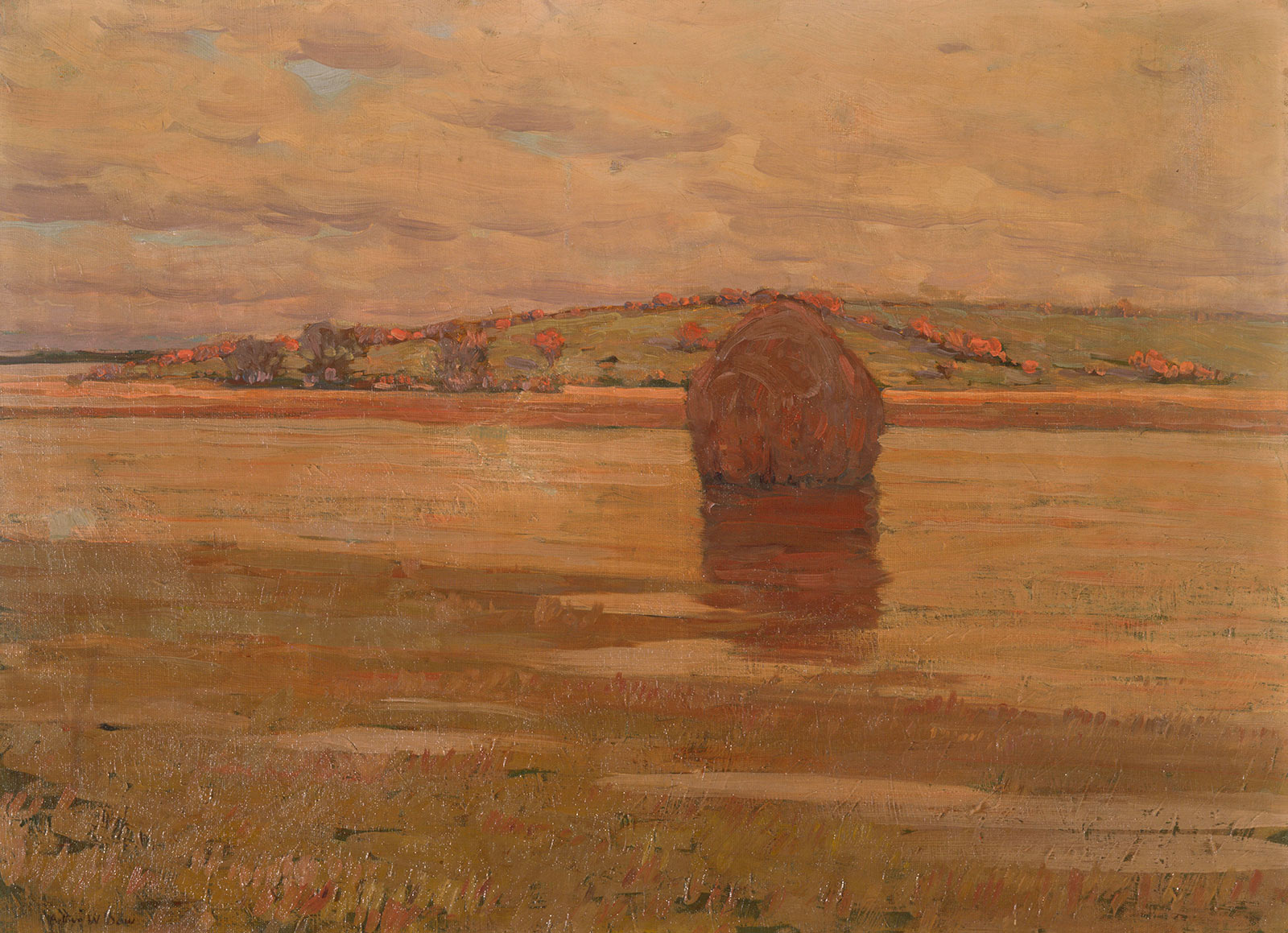The Hill beyond the Marsh by Arthur Wesley Dow