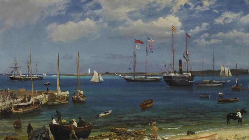 Nassau Harbor by Albert Bierstadt