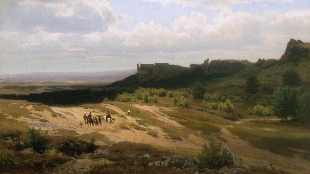 From the Harz Mountains (Riders in the Harz Mountains) by Worthington Whittredge