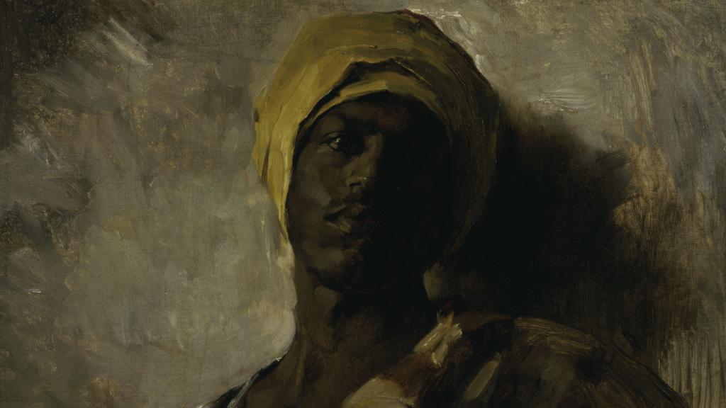 Study for "Guard of the Harem" by Frank Duveneck