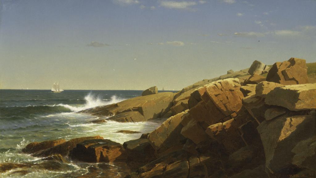 Indian Rock, Narragansett, Rhode Island by William Stanley Haseltine