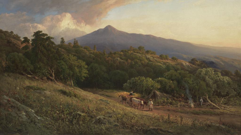 A Broadside of Mount Tamalpais by William Keith