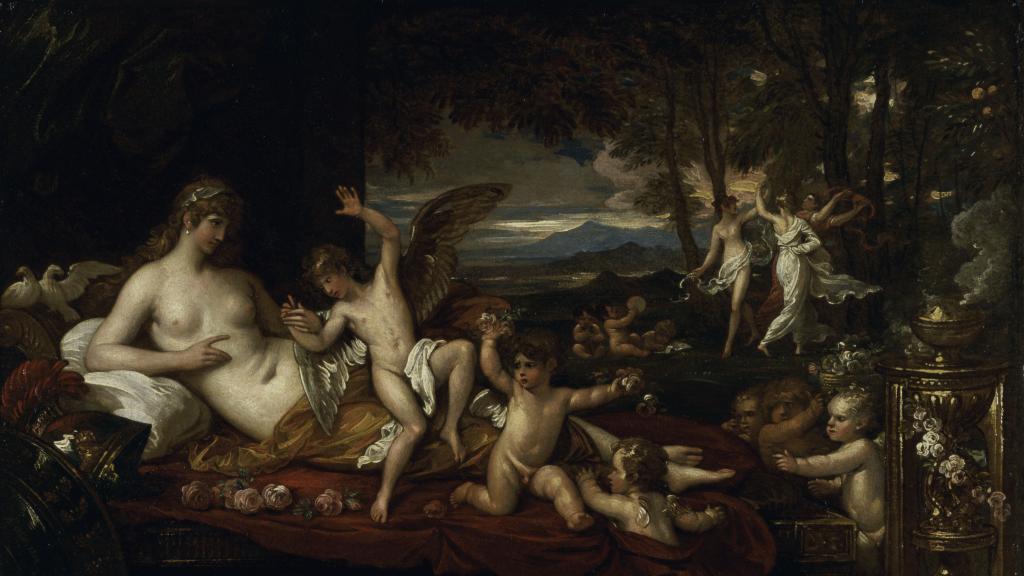 Cupid Stung by a Bee by Benjamin West