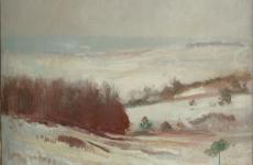 Snow Scene, Plymouth, Massachusetts by Edmund Charles Tarbell