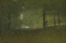 A Glimpse of the Lake by George Inness