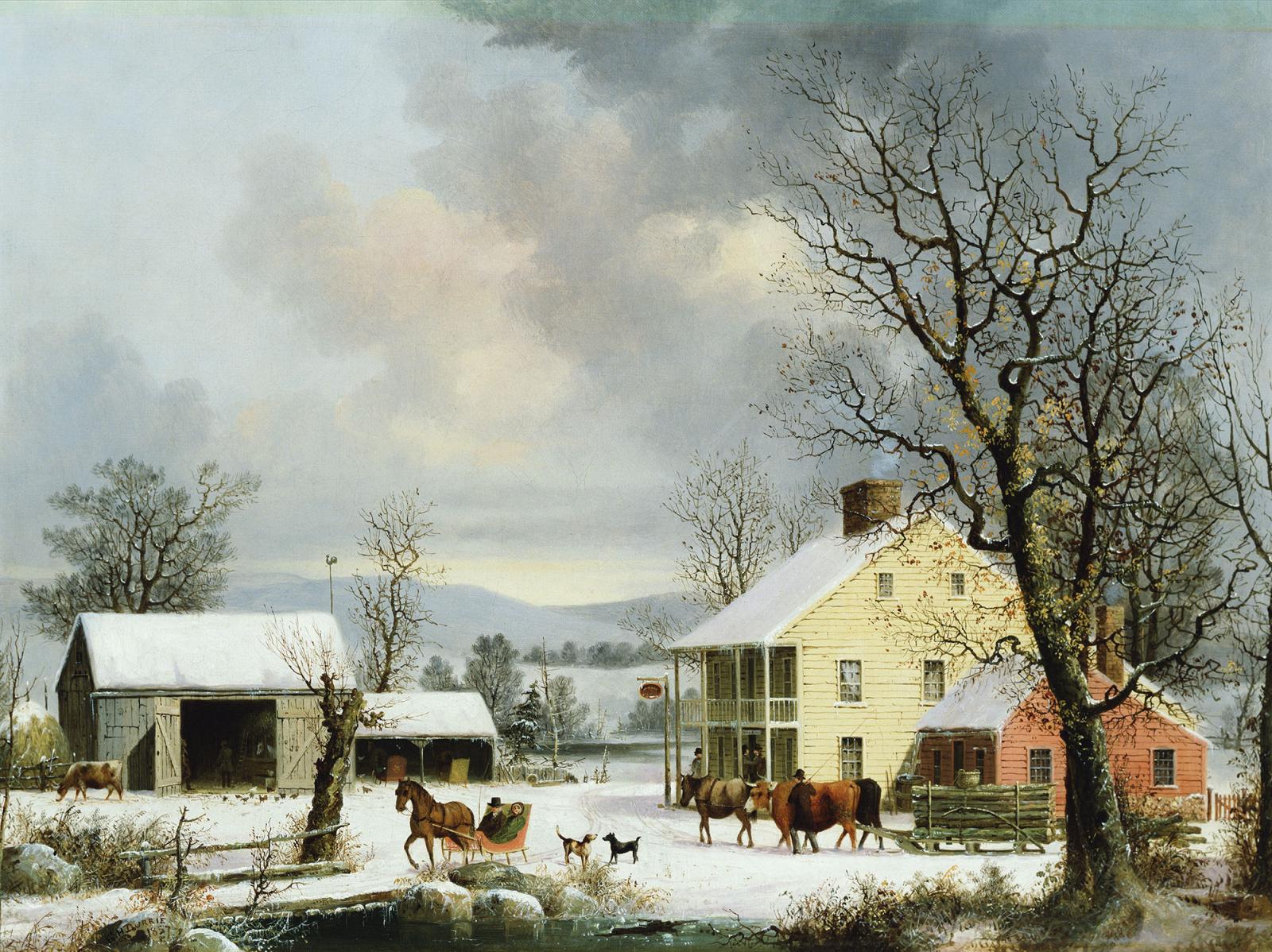 Winter in the Country by George Henry Durrie
