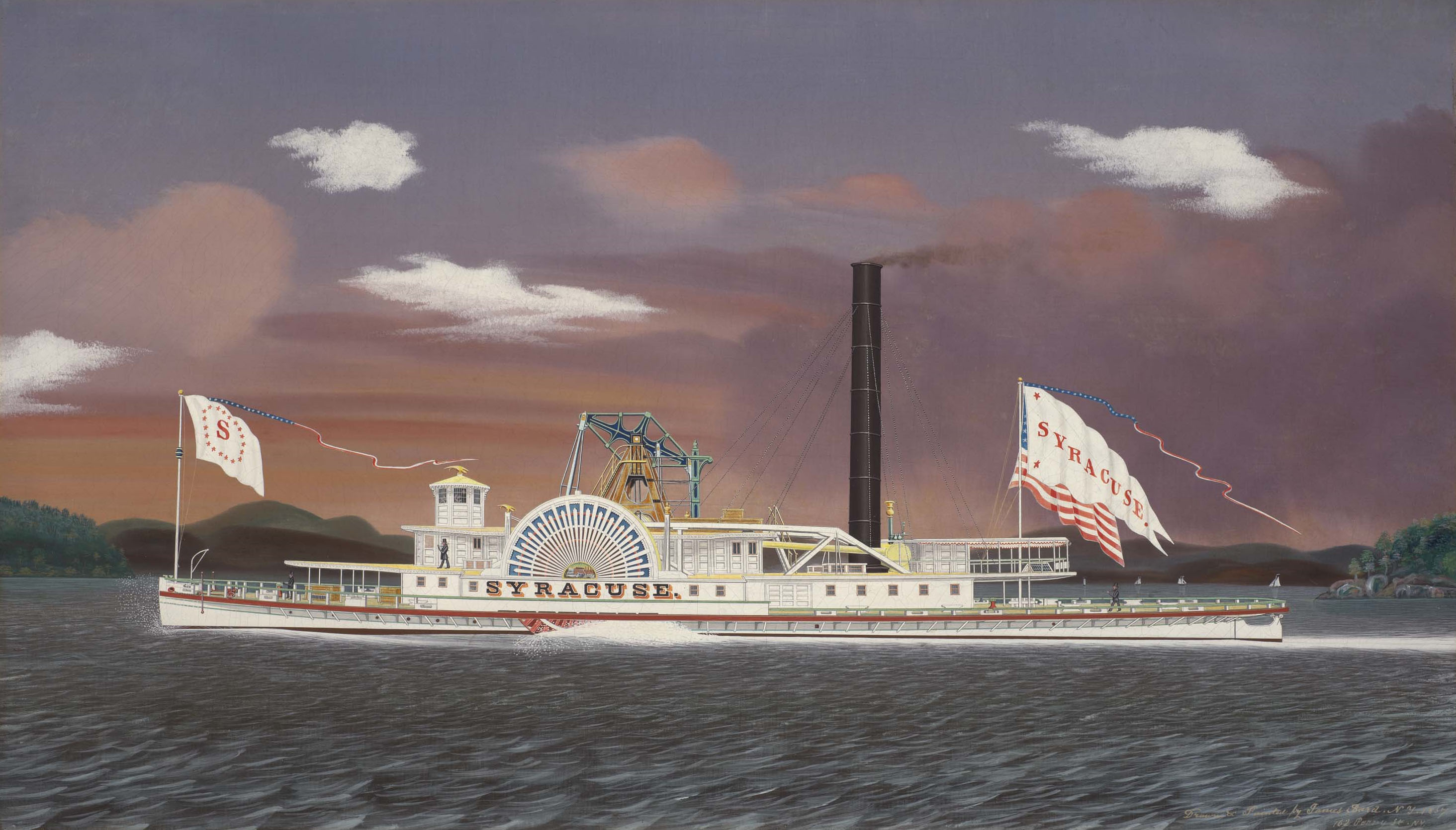 The Steamship Syracuse by James Bard