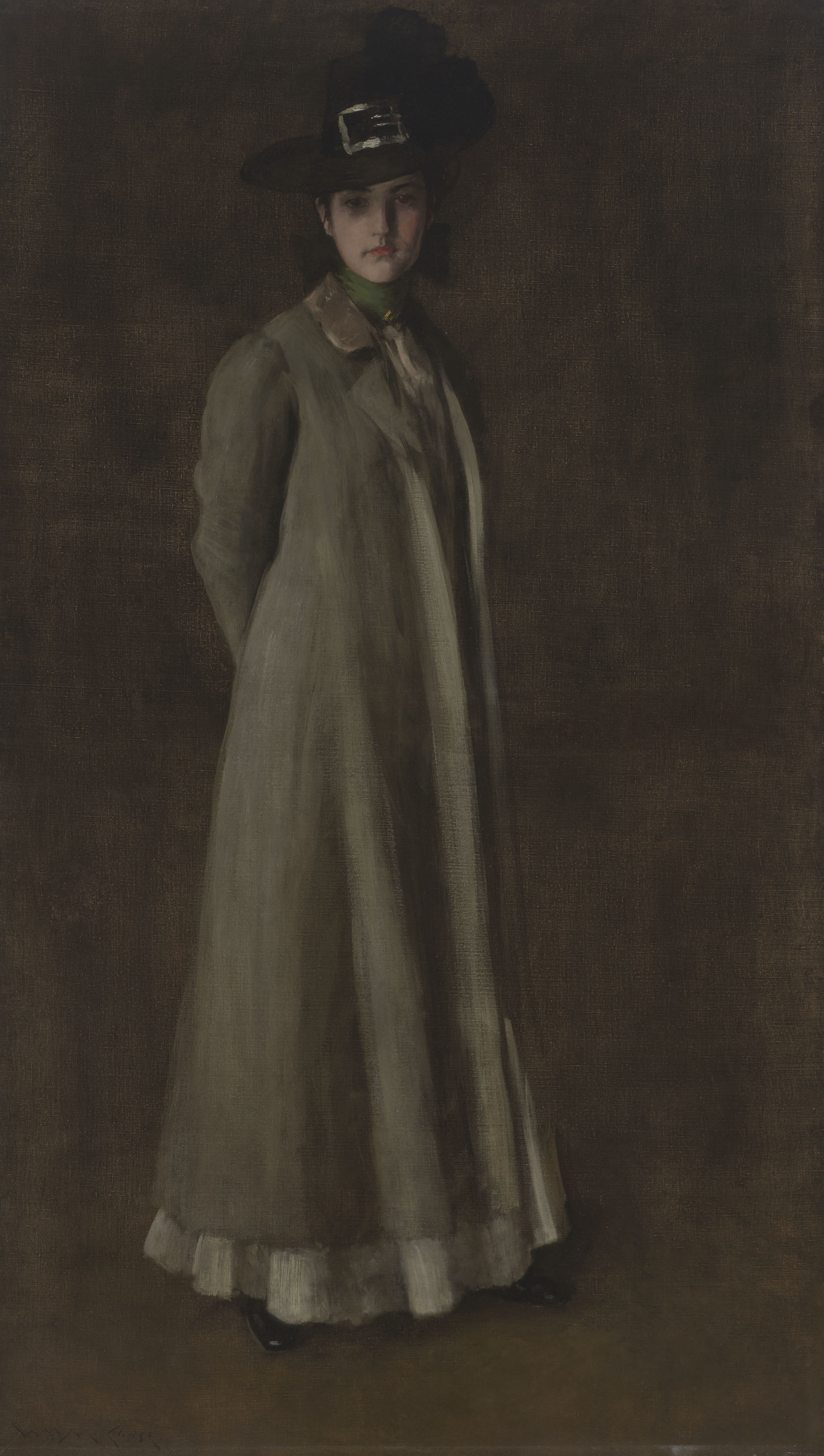 Portrait of Miss D. by William Merritt Chase