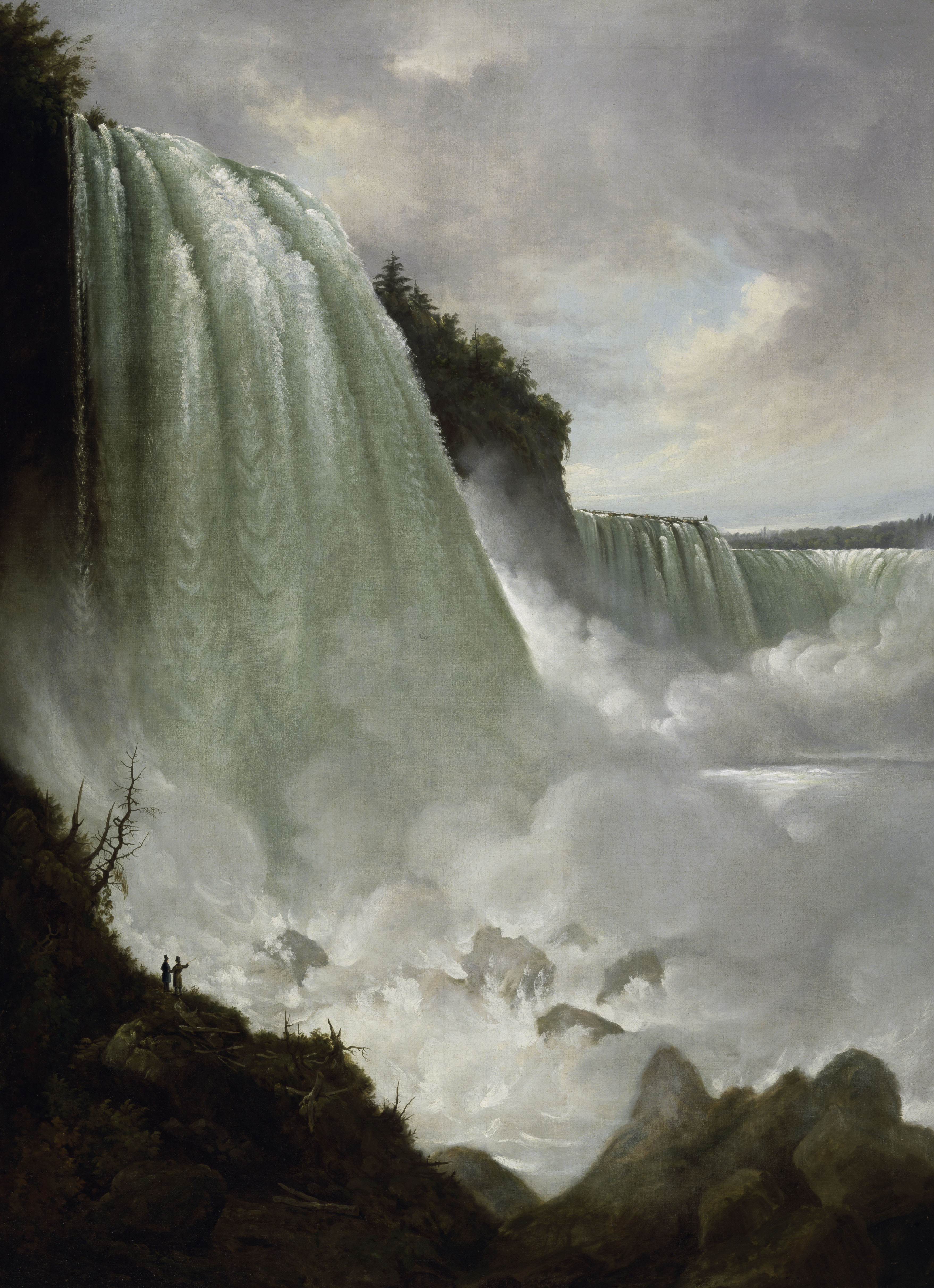 The Niagara River at the Cataract by Gustav Grunewald