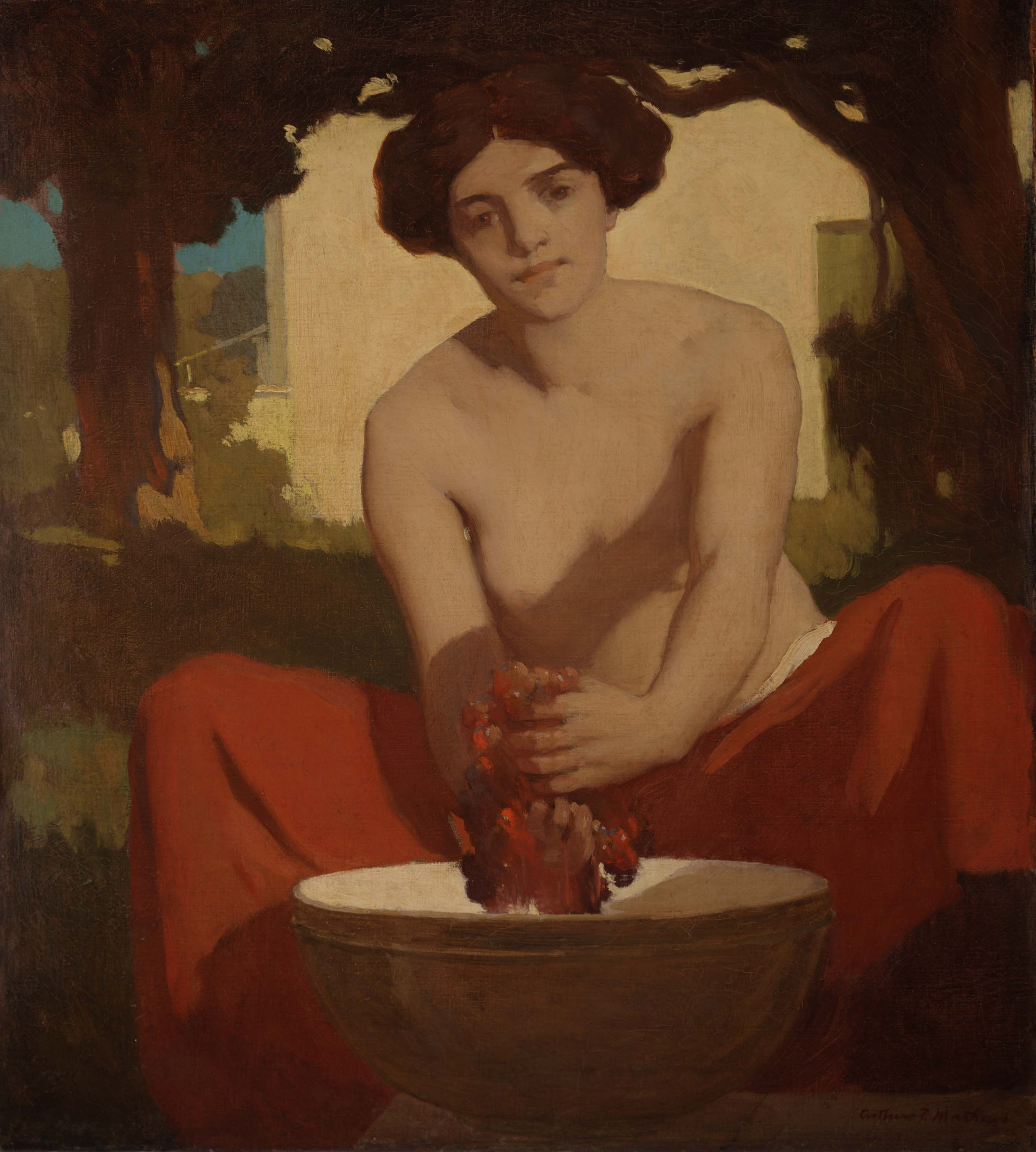 The Grape (The Wine Maker) by Arthur Frank Mathews