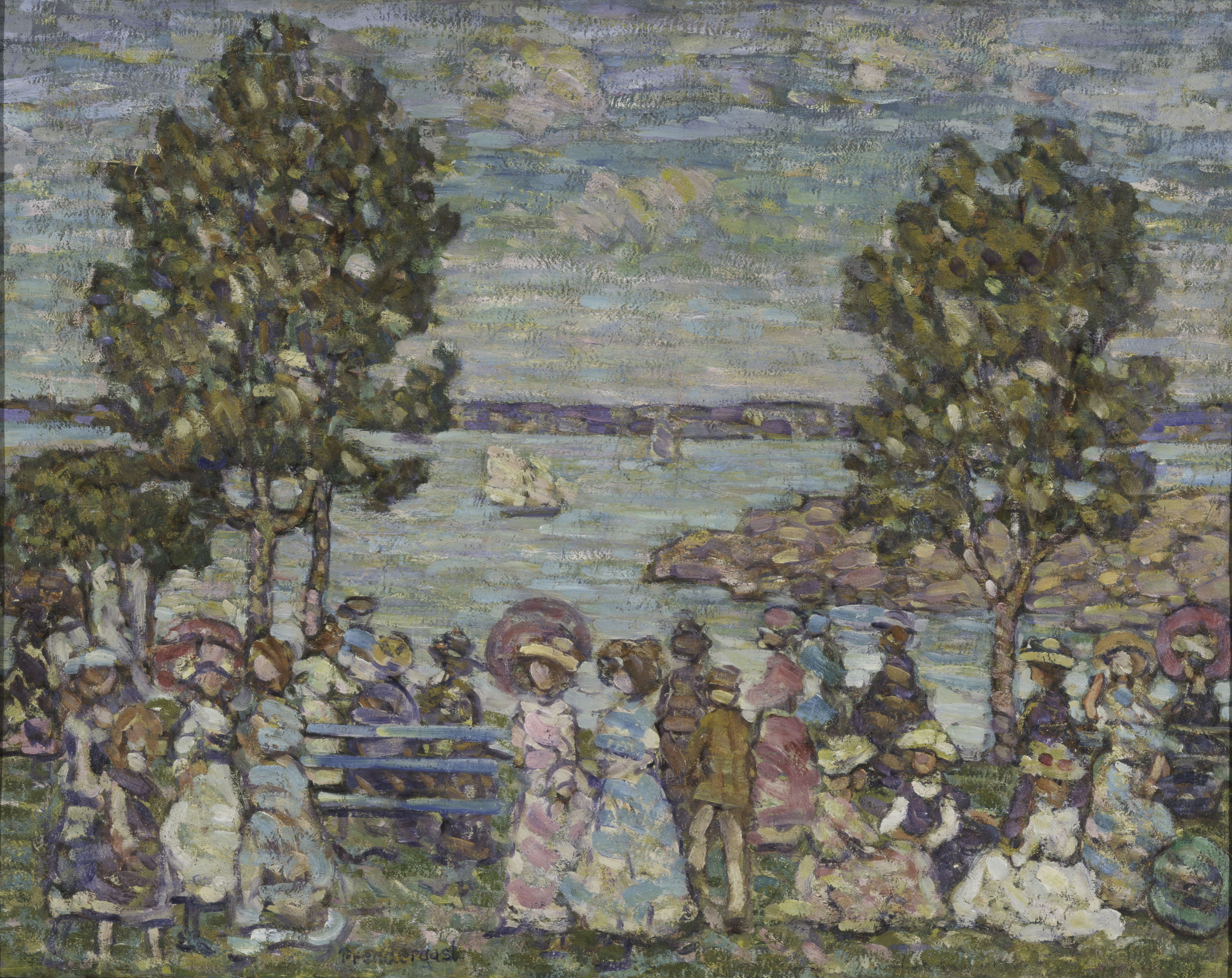 The Holiday by Maurice Brazil Prendergast