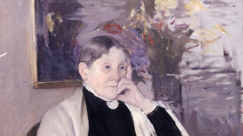 Mrs. Robert S. Cassatt, the Artist's Mother by Mary Cassatt