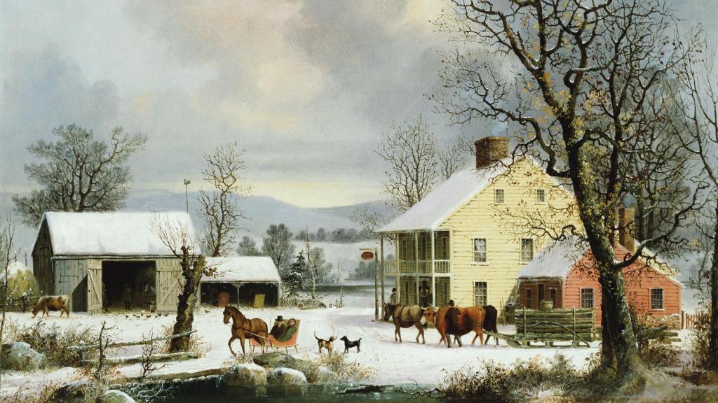 Winter in the Country by George Henry Durrie