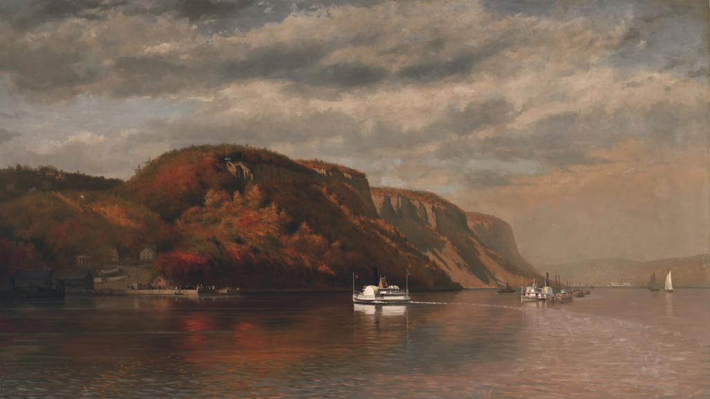 On the Hudson by John George Brown