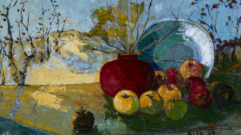 Still Life with Trees and Mountains by Selden Connor Gile