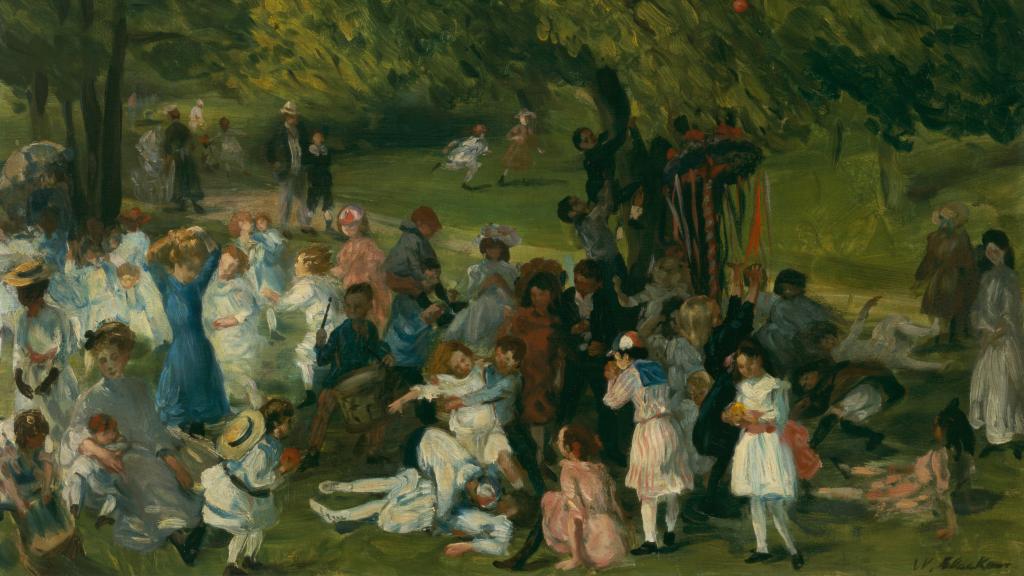May Day, Central Park by William James Glackens