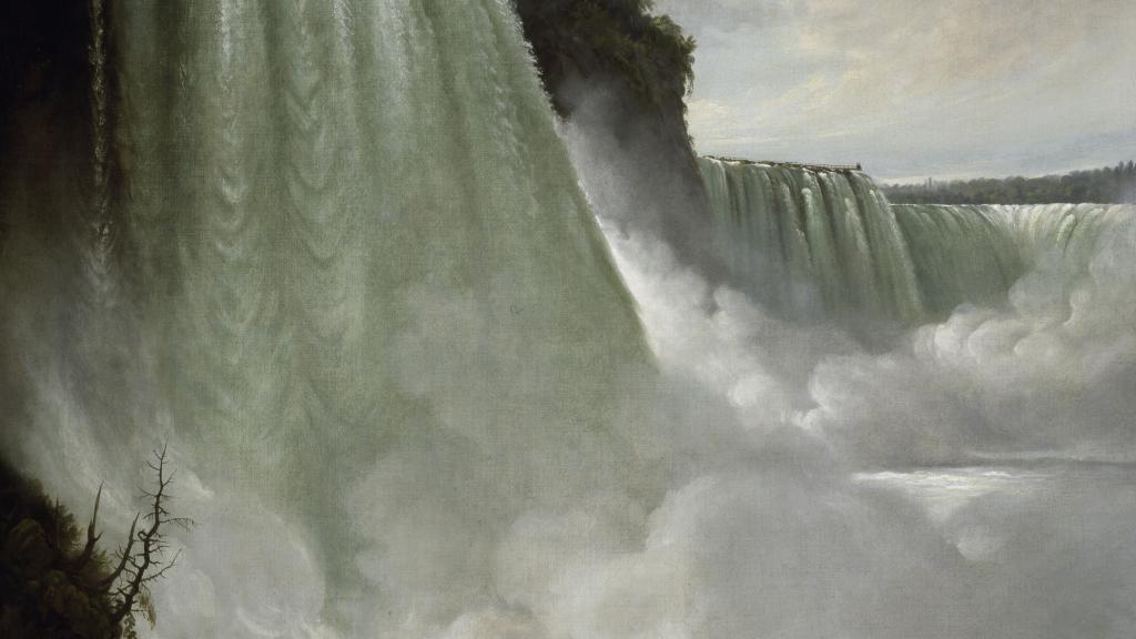 The Niagara River at the Cataract by Gustav Grunewald
