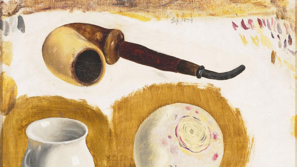 Study of a Pipe and Other Objects by William Michael Harnett
