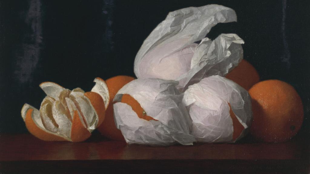 Oranges in Tissue Paper by William Joseph McCloskey