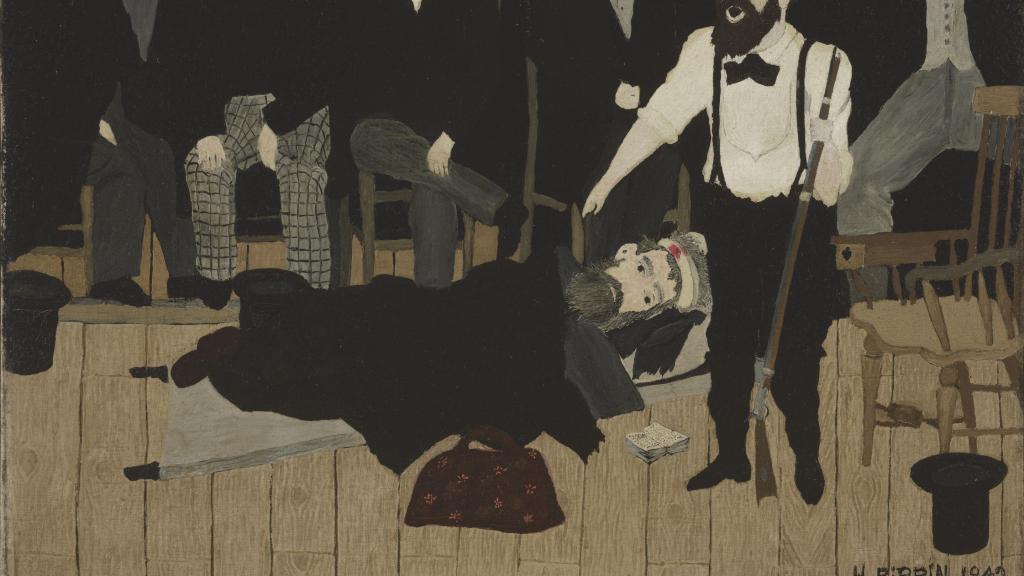 The Trial of John Brown by Horace Pippin