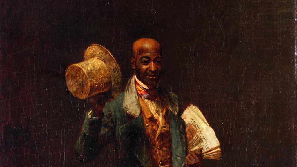 Moses, The Baltimore News Vendor by Thomas Waterman Wood