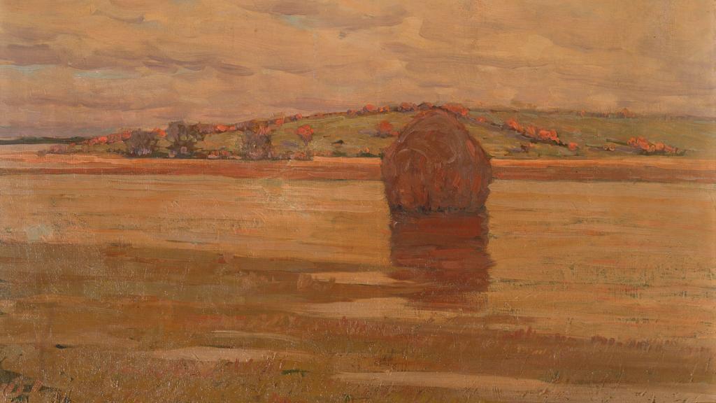 The Hill beyond the Marsh by Arthur Wesley Dow