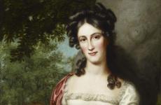 Miss Virginia Polk with Deer by Charles Bird King