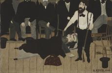 The Trial of John Brown by Horace Pippin