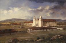 Mission Santa Barbara by Oriana Weatherbee Day